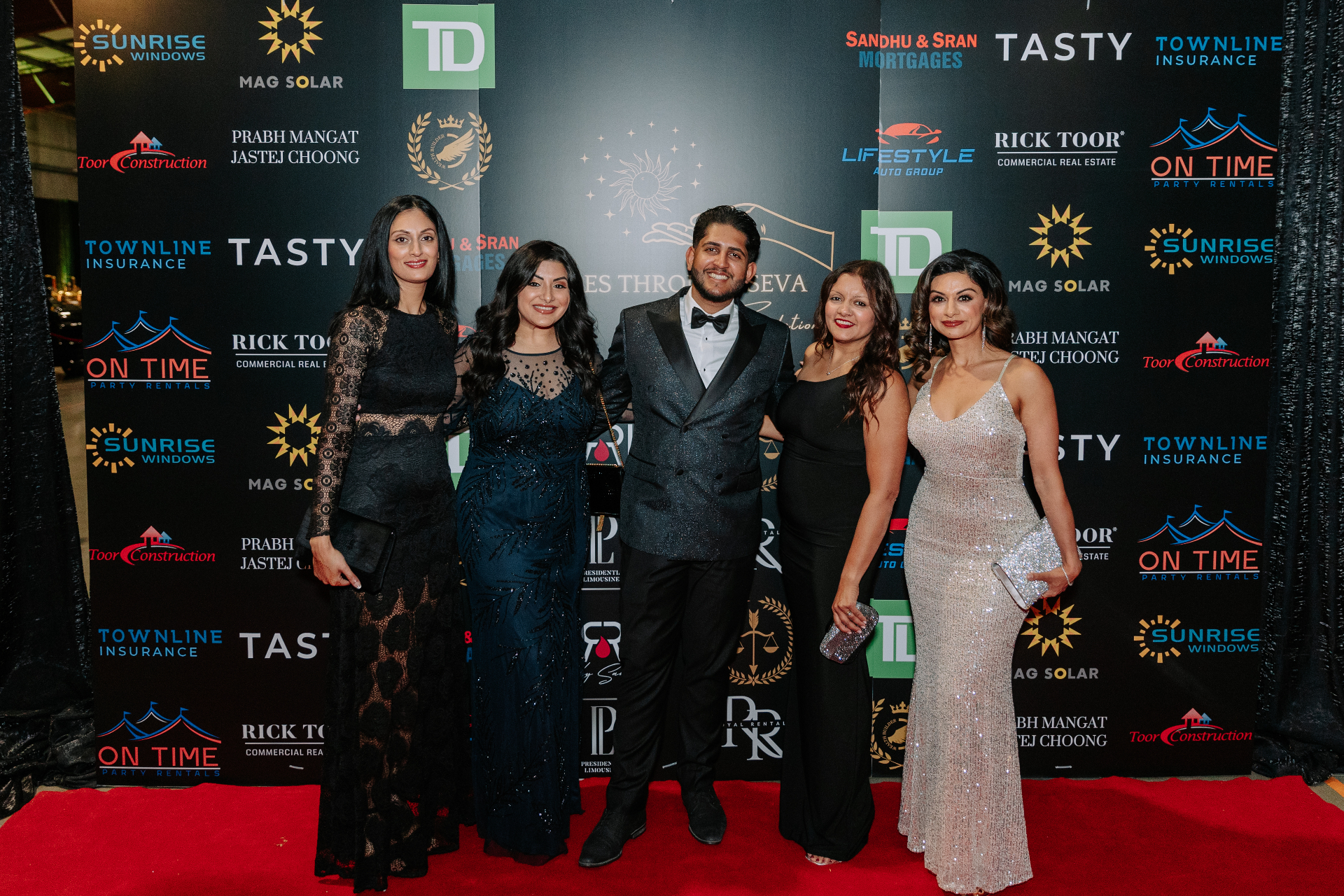 Rupi at a community gala